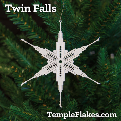 Twin Falls Idaho Temple Christmas Ornament