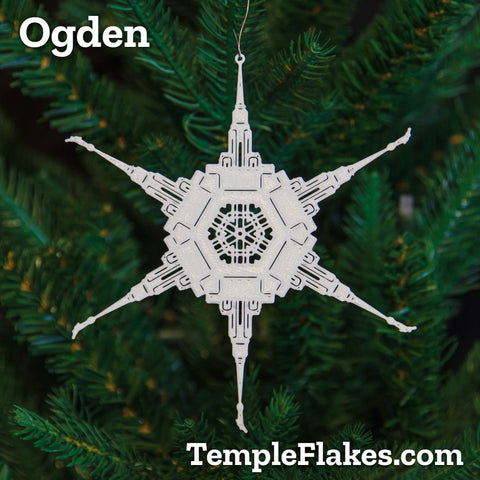 Ogden Utah Temple Christmas Ornament